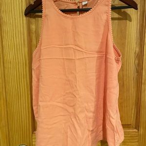 Old navy, coral tank, size L